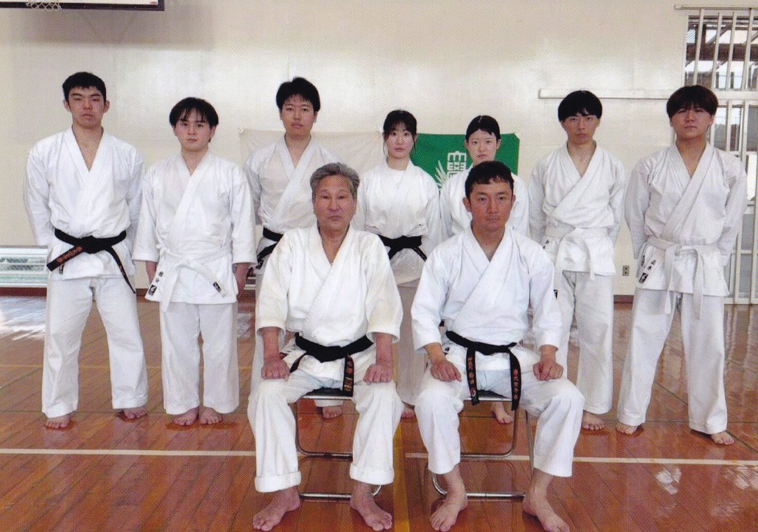 令和8年2月の春合宿（師範・師範代との集合写真）